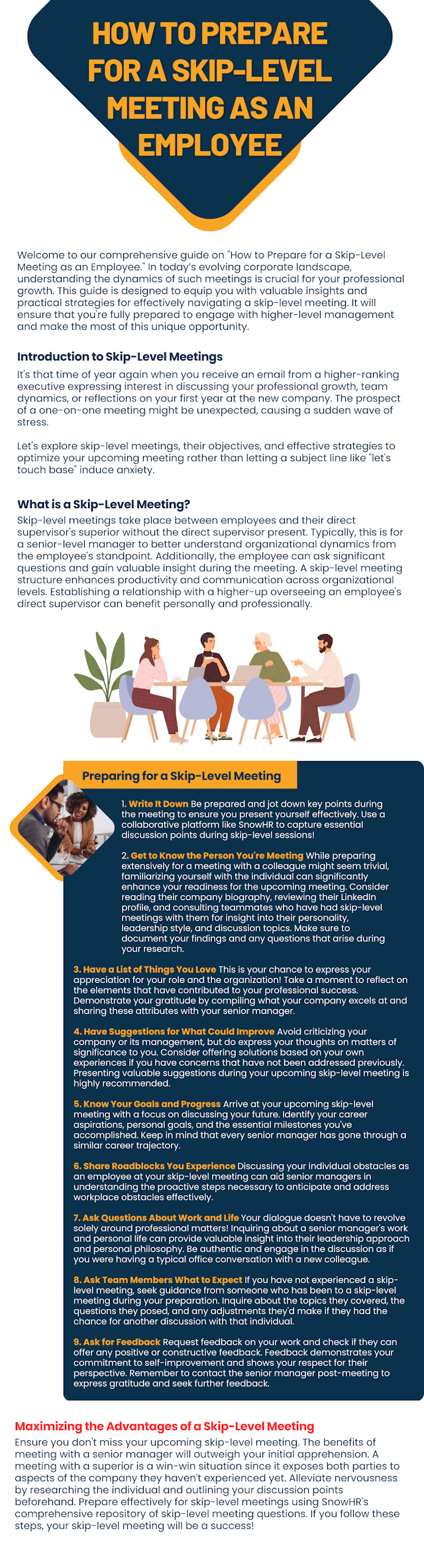 Prepare for a Skip-Level Meeting: Tips for Employees