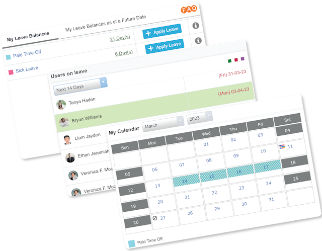 PTO Tracker | Vacation, Leave Tracker for Employees | SnowHR.com
